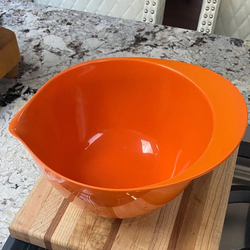 Williams Sonoma Vibrant Orange Mixing Bowl